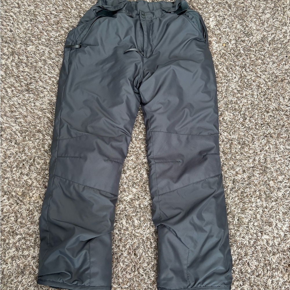 Men's grey snow pants